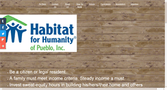Desktop Screenshot of hfhpueblo.org