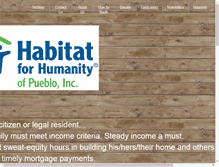 Tablet Screenshot of hfhpueblo.org
